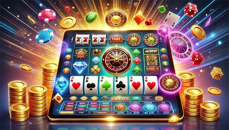 Slot reels and dice imagery for be999a casino-style game guides